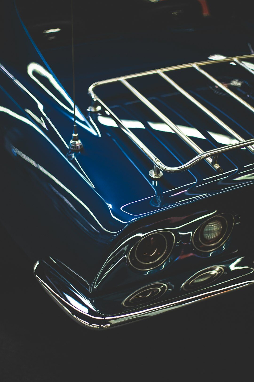 modern car accessories on vehicle