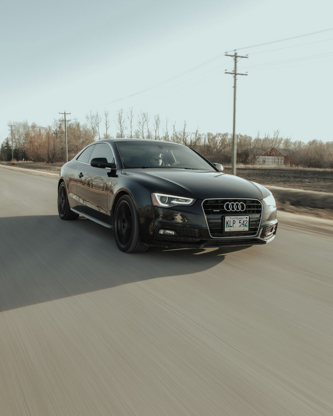 luxury sports car on road